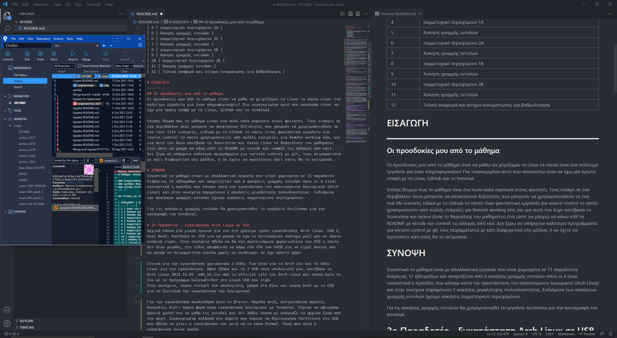 Workspace Overview