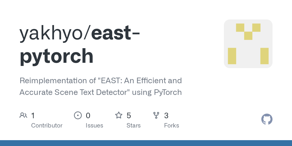 EAST PyTorch GitHub Preview