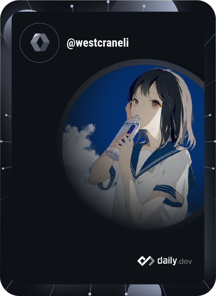 WestCrane Li's Dev Card