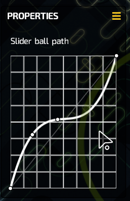 slider ball property stopping and starting again