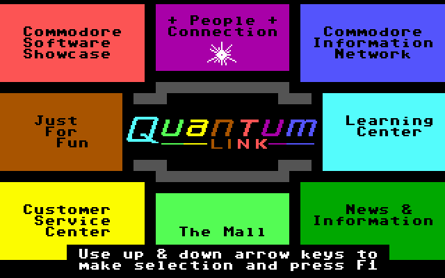 QuantumLink Home Screen