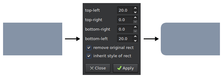 Rounded corners demo