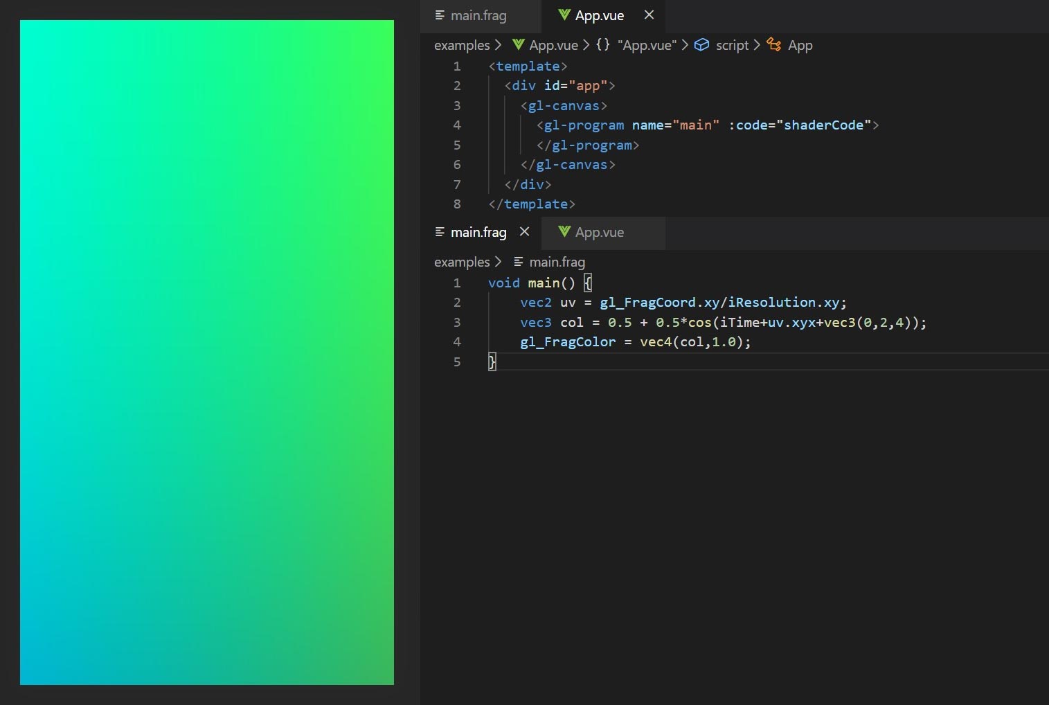 GitHub - kongxiaojian123/vue-glsl: vue版glsl · GitHub