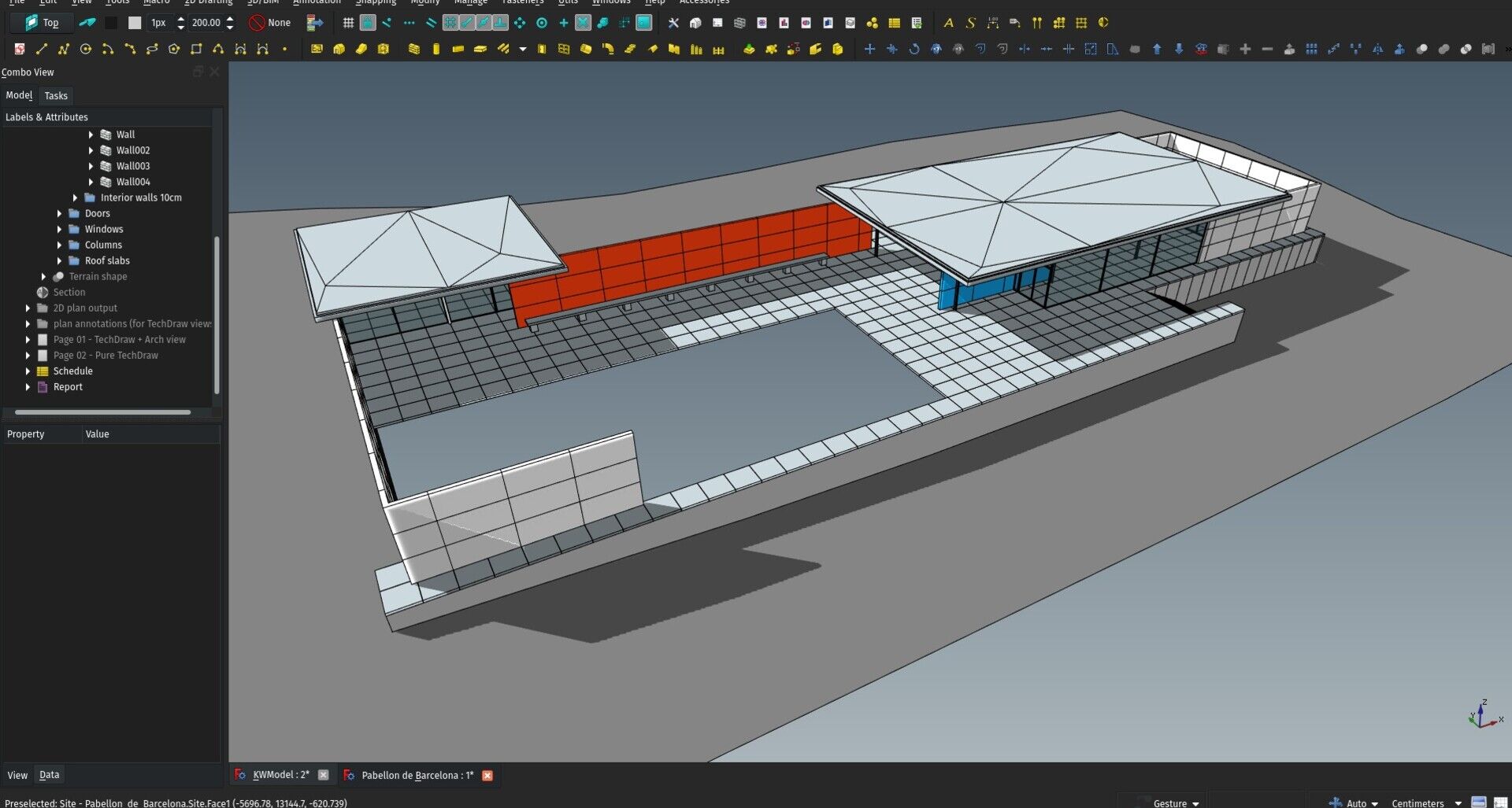 Shadows appearing in the FreeCAD 3D view