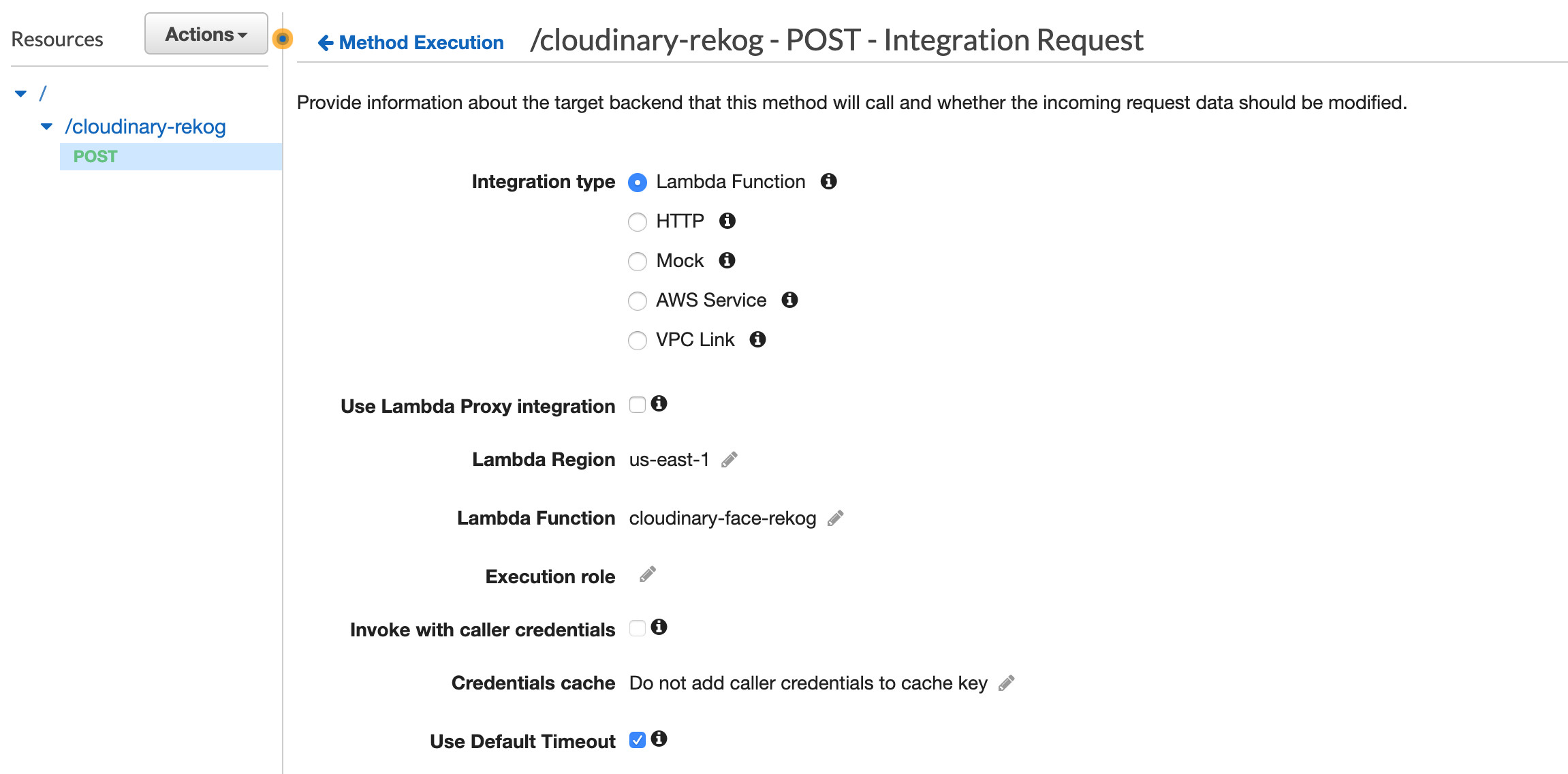 API Gateway Setup