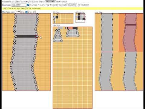 Learning Game Boy programming: Compress Map Editor for Car Game