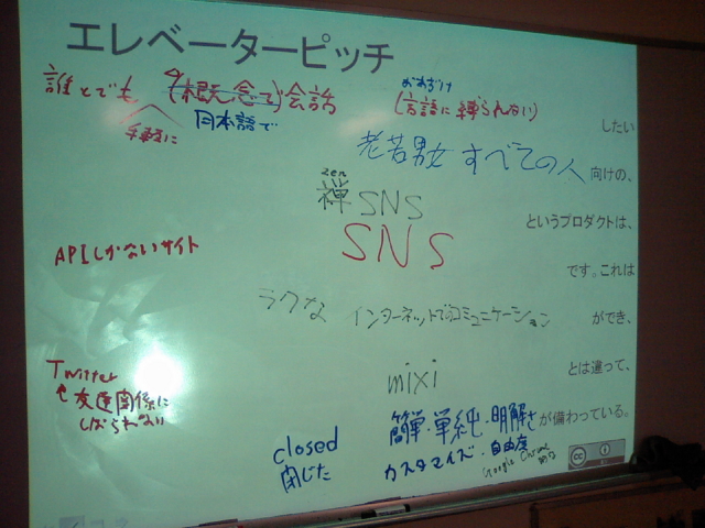 エレベーターピッチ