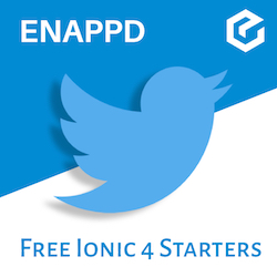 Ionic 4 Twitter Auth starter