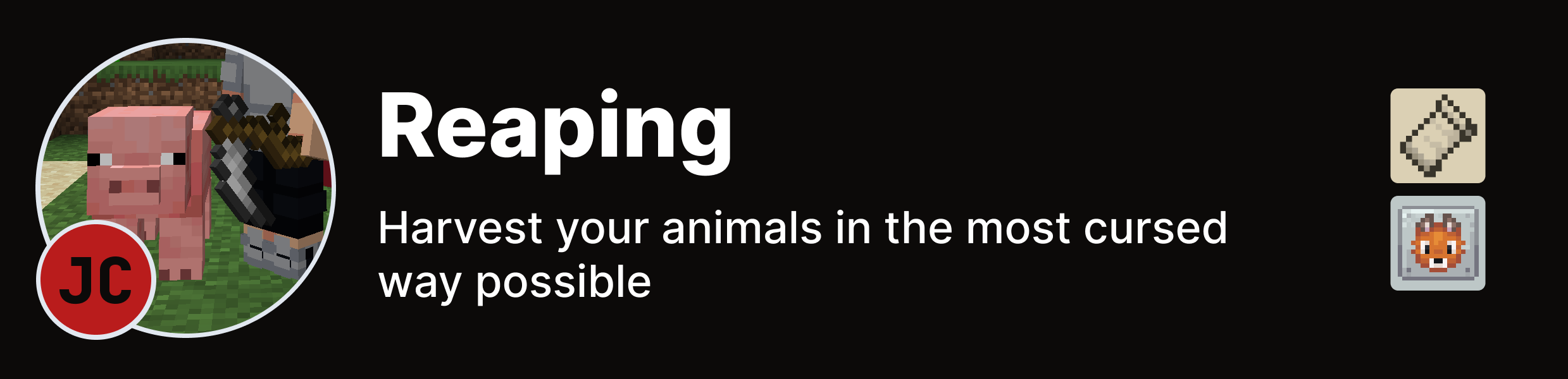 Reaping: Harvest your animals in the most cursed way possible