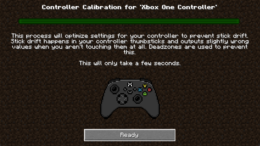 image of calibration screen