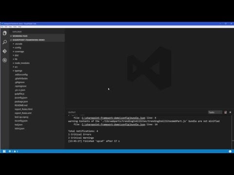 Run SPCAF analysis of SharePoint Framework project from Visual Studio Code