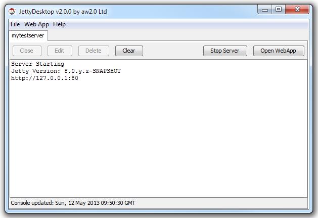 Main App Window