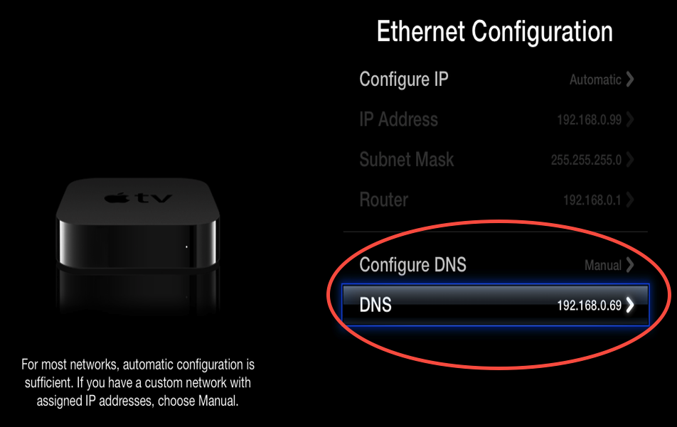 5.2 check DNS server is now pointing at your PlexConnect device