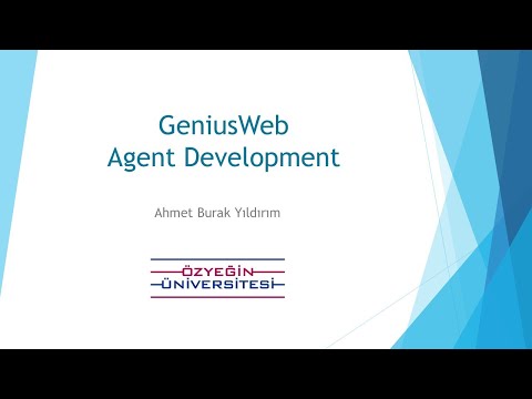 GeniusWeb Agent Development