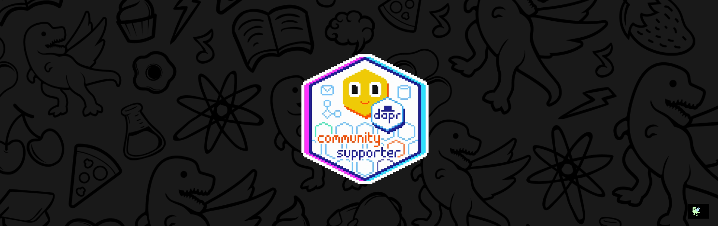 An image of @mcruzdev's Holopin badges, which is a link to view their full Holopin profile
