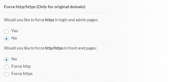 Domain Mapping - Front-end SSL