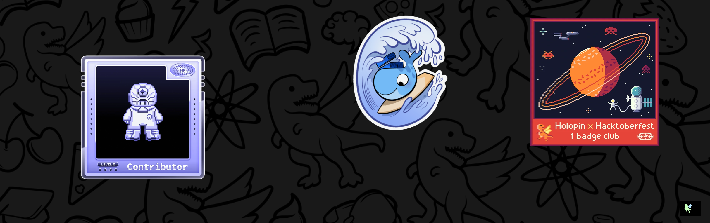 An image of @fundor3336's Holopin badges, which is a link to view their full Holopin profile