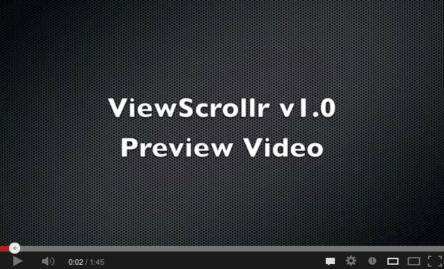 ViewScrollr Video Preview