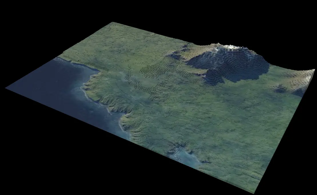 Voxelize terrain data