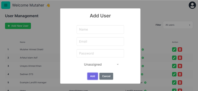 User & Role Management