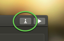 Simulated run button