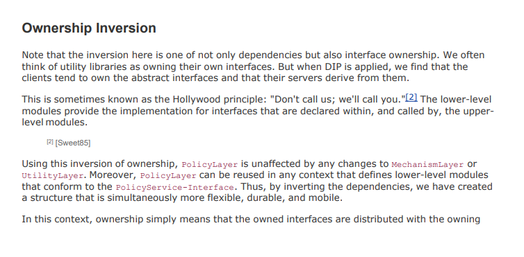 Excerpt from Agile Principles, Patterns, and Practices in C#