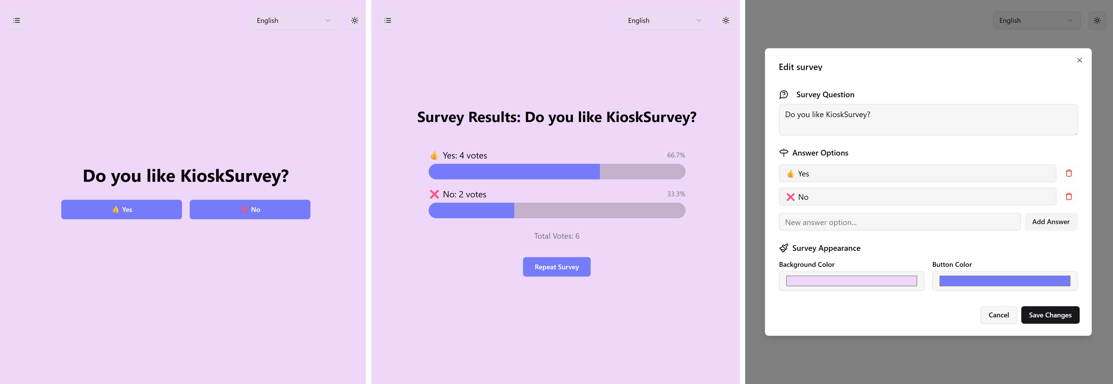 KioskSurvey Preview