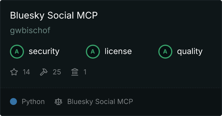 Bluesky Social MCP server