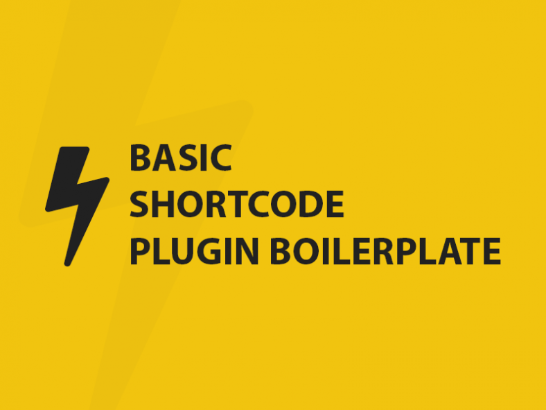 WP-Shortcode-Boilerplate Plugin