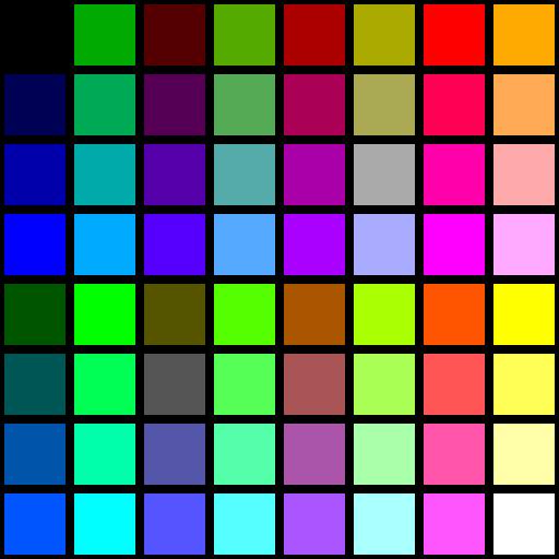 6-bit Color Palette