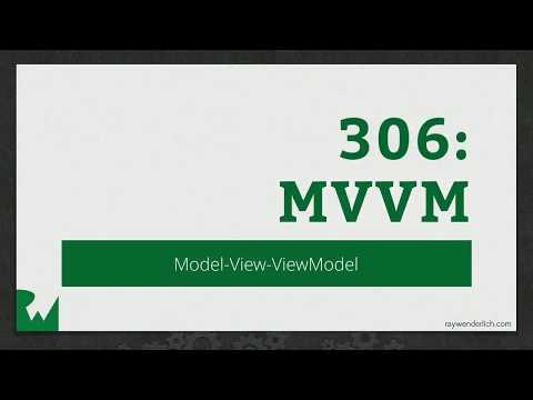 MVVM in Practice - RWDevCon Session