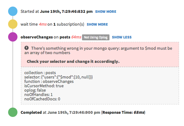 Oplog Debugging Support in Kadira