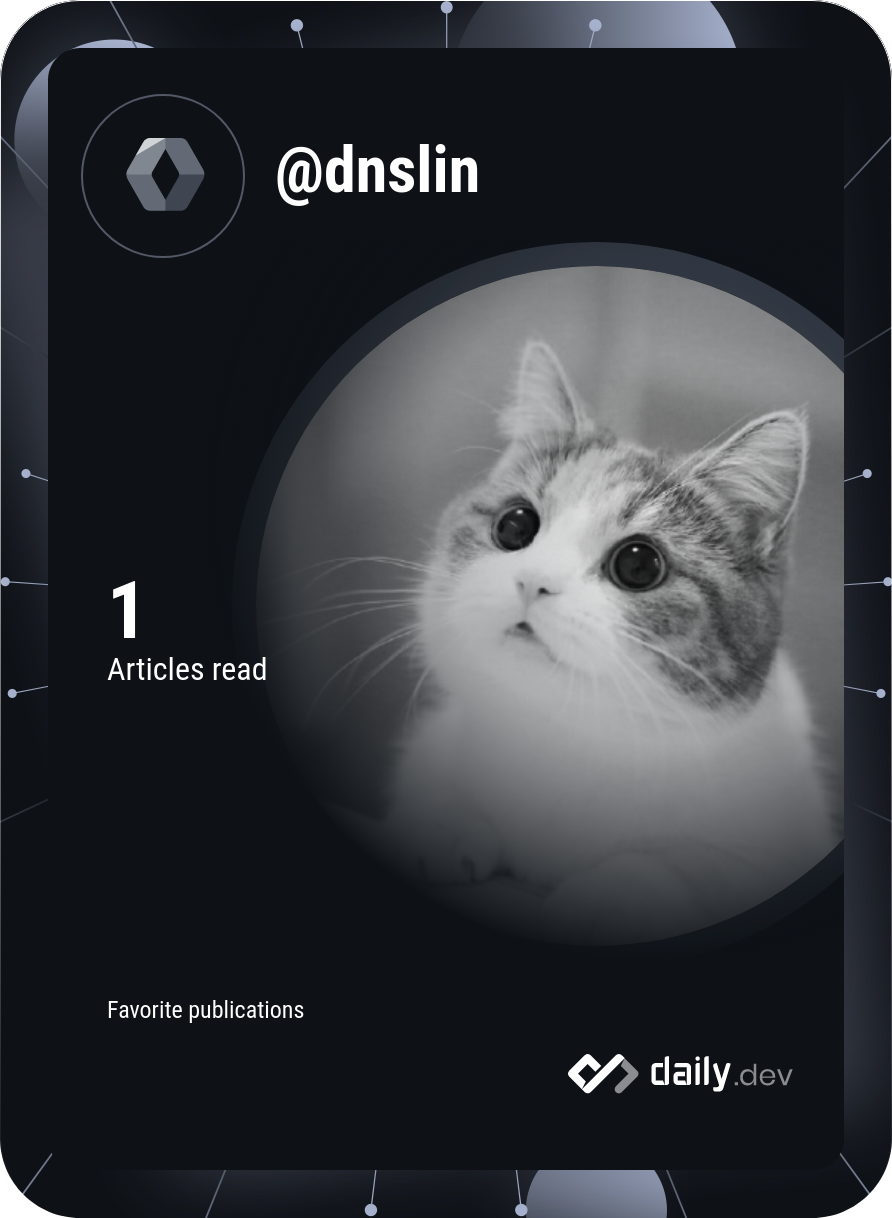 DnsLin's Dev Card