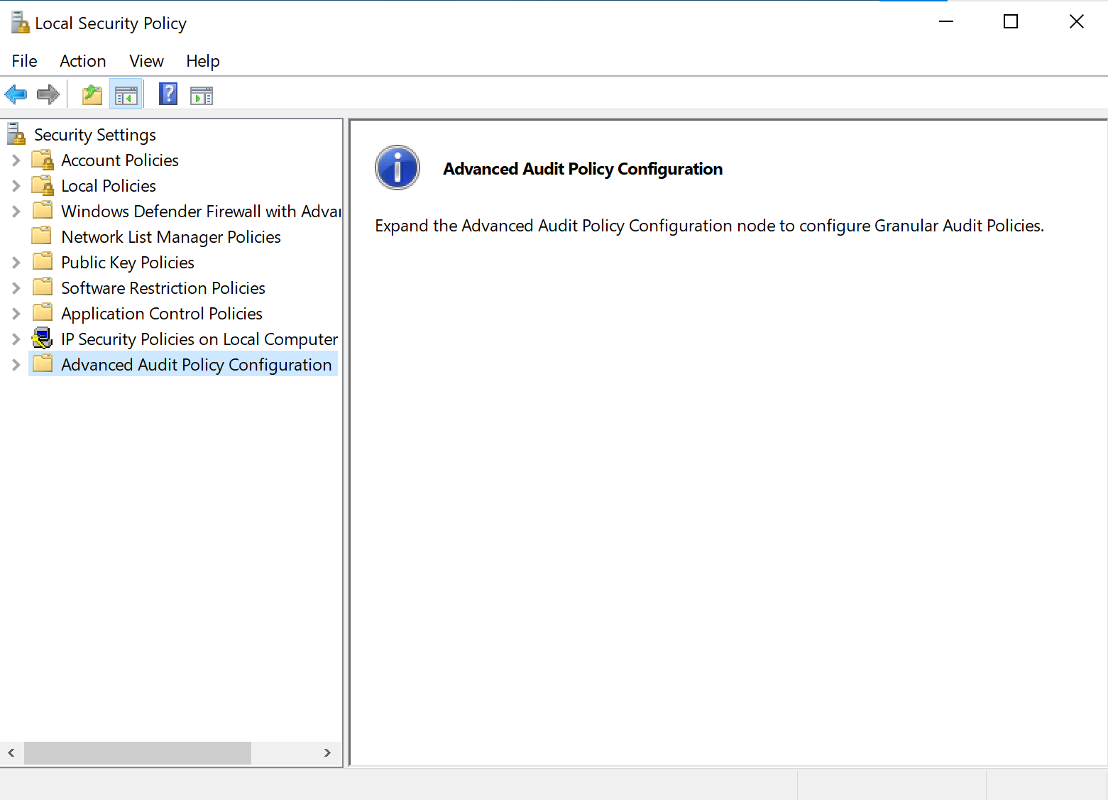 Advanced Policy Configuration