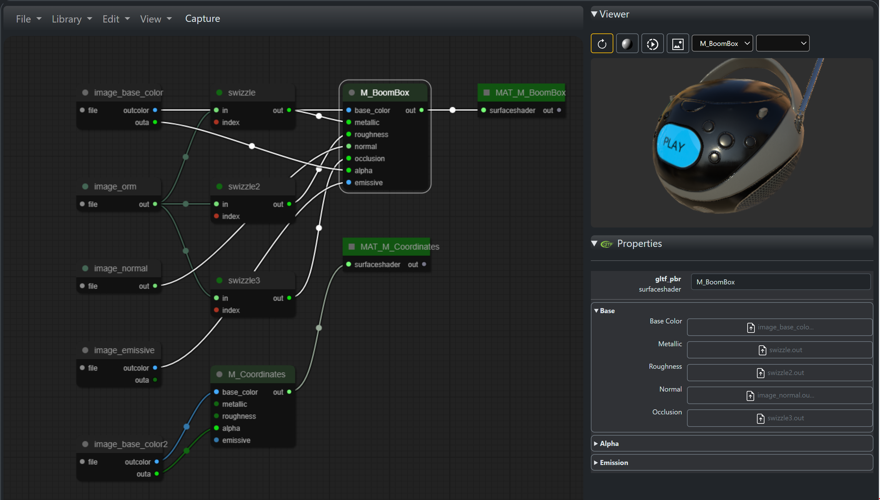 Graph Editor Snapshot