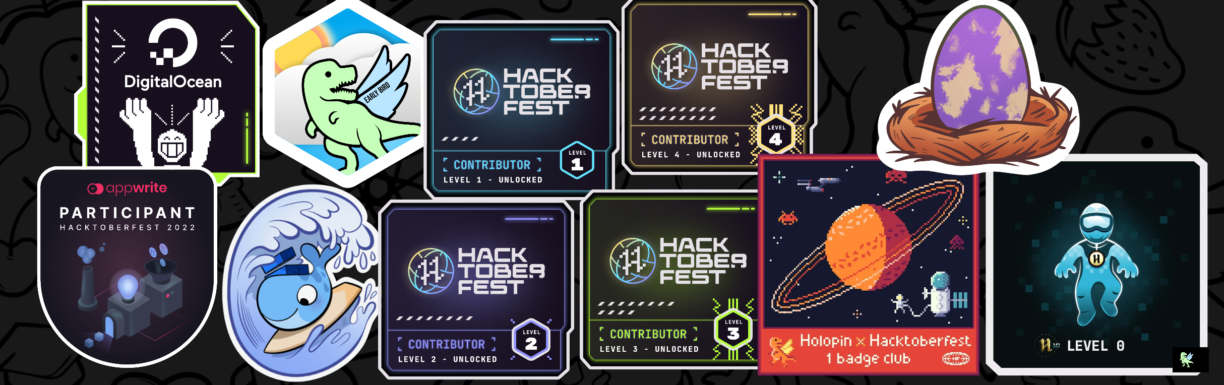 @falcon's Holopin board