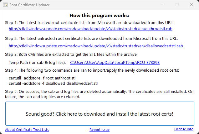 RootCertificateUpdater.exe