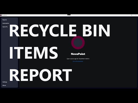 RecycleBinReport 0.8.1
