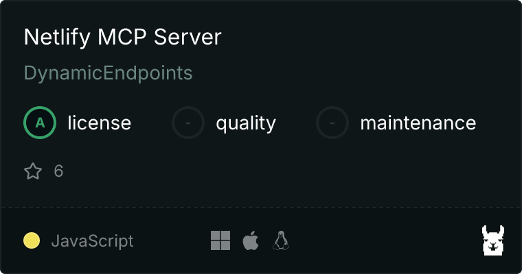 GitHub - iflow-mcp/dynamicendpoints-netlify-mcp-server
