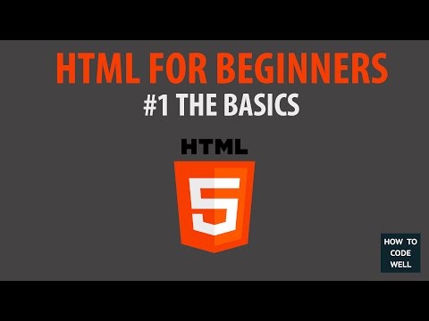 HTML for beginners