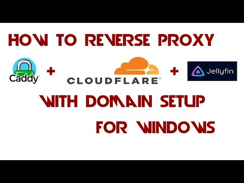 How to Reverse Proxy Jellyfin + Cloudflare + Caddy + Domain Setup