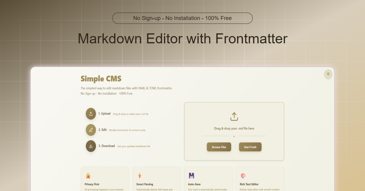 Simple CMS