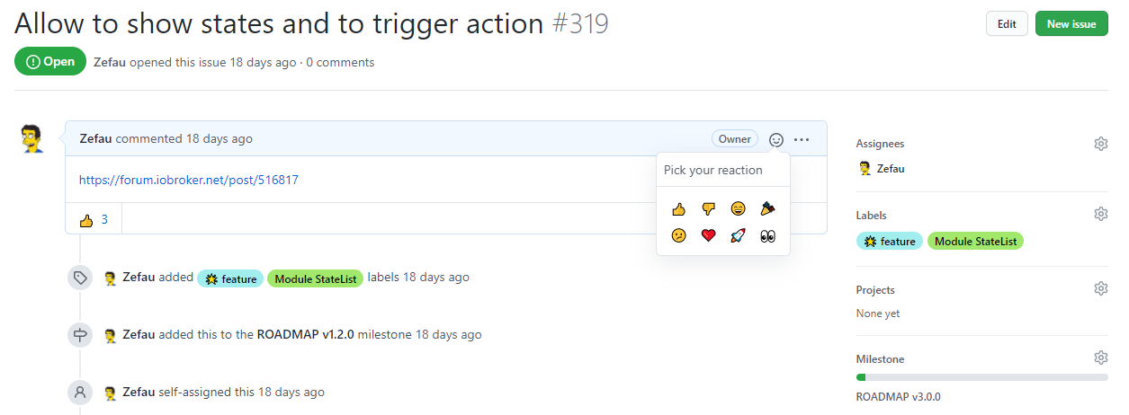 Github Reactions