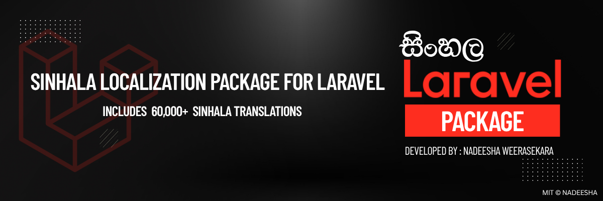 Laravel Sinhala Localization Package