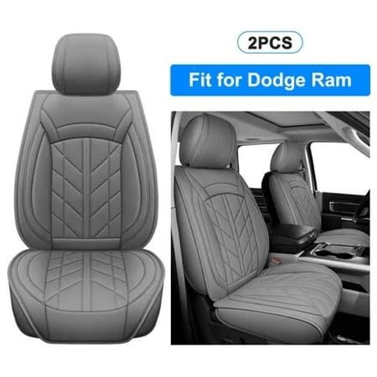 fit-for-dodge-ram-1500-2500-3500-2009-2023-truck-car-seat-covers-front-cushion-pu-leather-gray-1