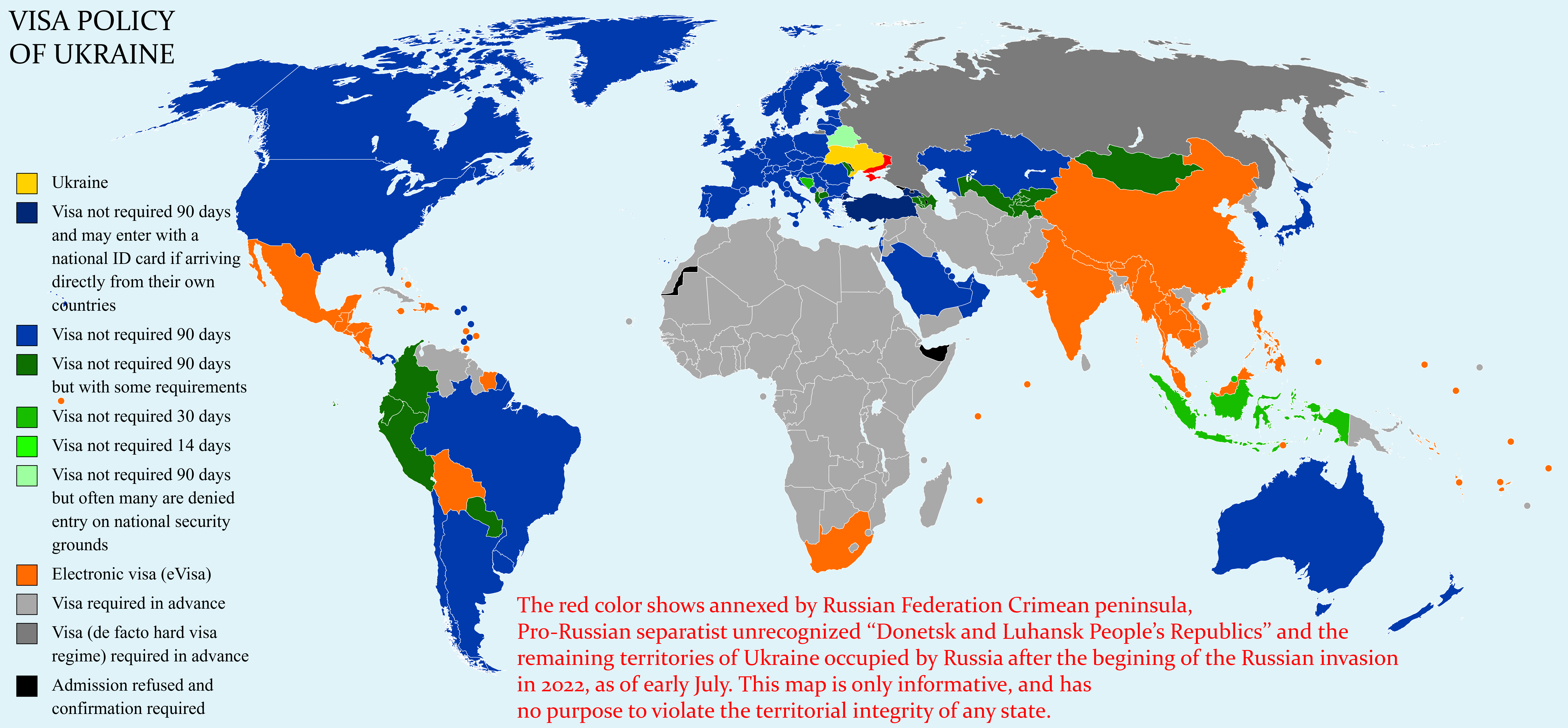 Visa Policy in Ukraine