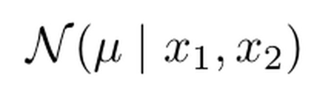 Posterior distribution