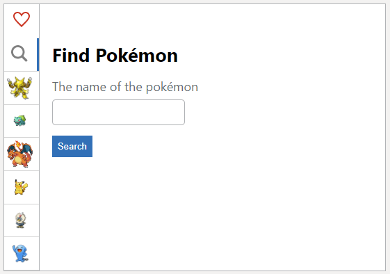 Search for new pokemon