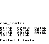 Blargg CPU tests