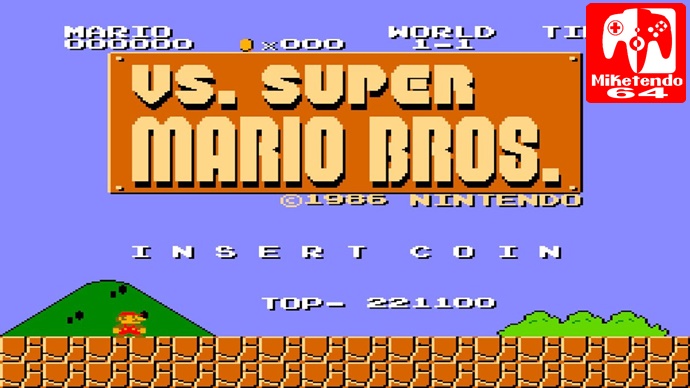 Super Mario Bros title screen